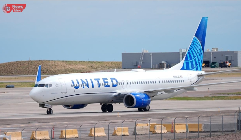 FILE - A United Airlines jetliner taxis at Denver International Airport Tuesday, April 16, 2024, in Denver. (AP Photo/David Zalubowski, File)