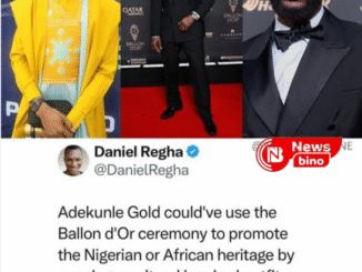 Adekunle Gold Ballon d’Or 2025